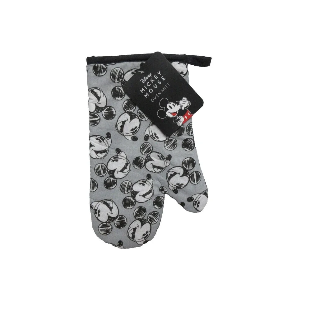 Disney Mickey Mouse 2 Pack Oven Mitt & Pot Holder Set NEw